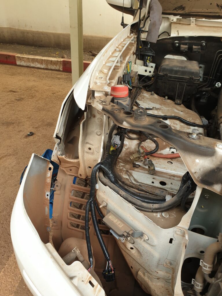 Replacing complete wire set on TLC 200 in Africa